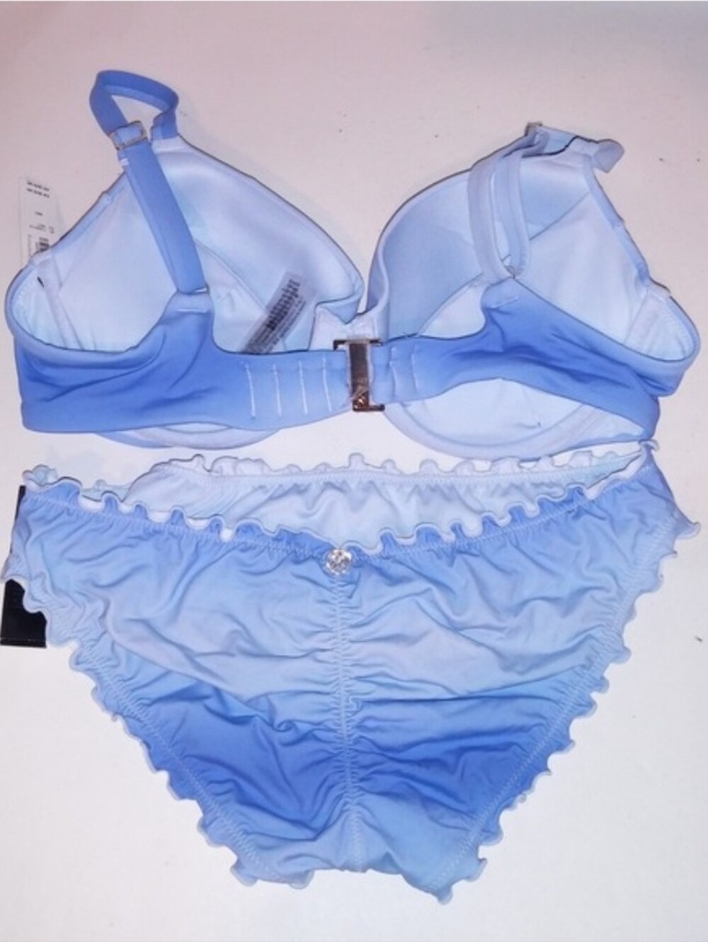 Victorias Secret Blue Ombre Bikini Bottom Small - Picture 2 of 4